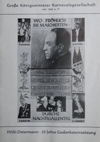 1974 - 25 Jahre Ostermann Gedenkstein